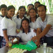 Angel ALVARADO et ses élèves