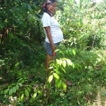 Femme kichwa enceinte