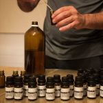 Échantillons d'huiles essentielles