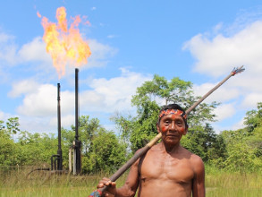 Installation pétrolière en pleine forêt amazonienne